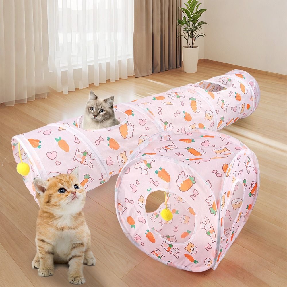 Cat Tunnel Toy - Zabawny tunel dla kota z poliestru