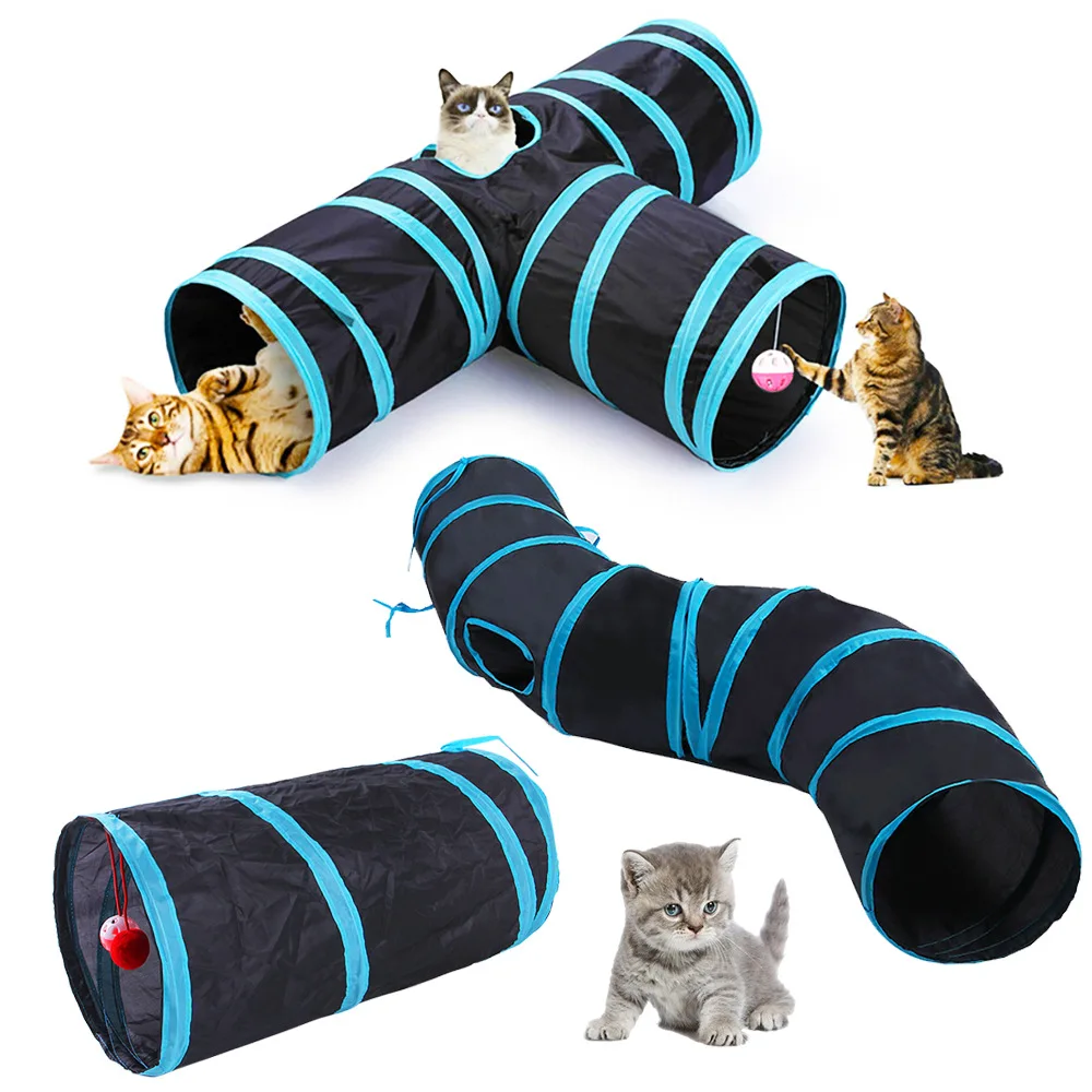 Cat Tunnel Toy - Tunel dla kota Składany tunel dla