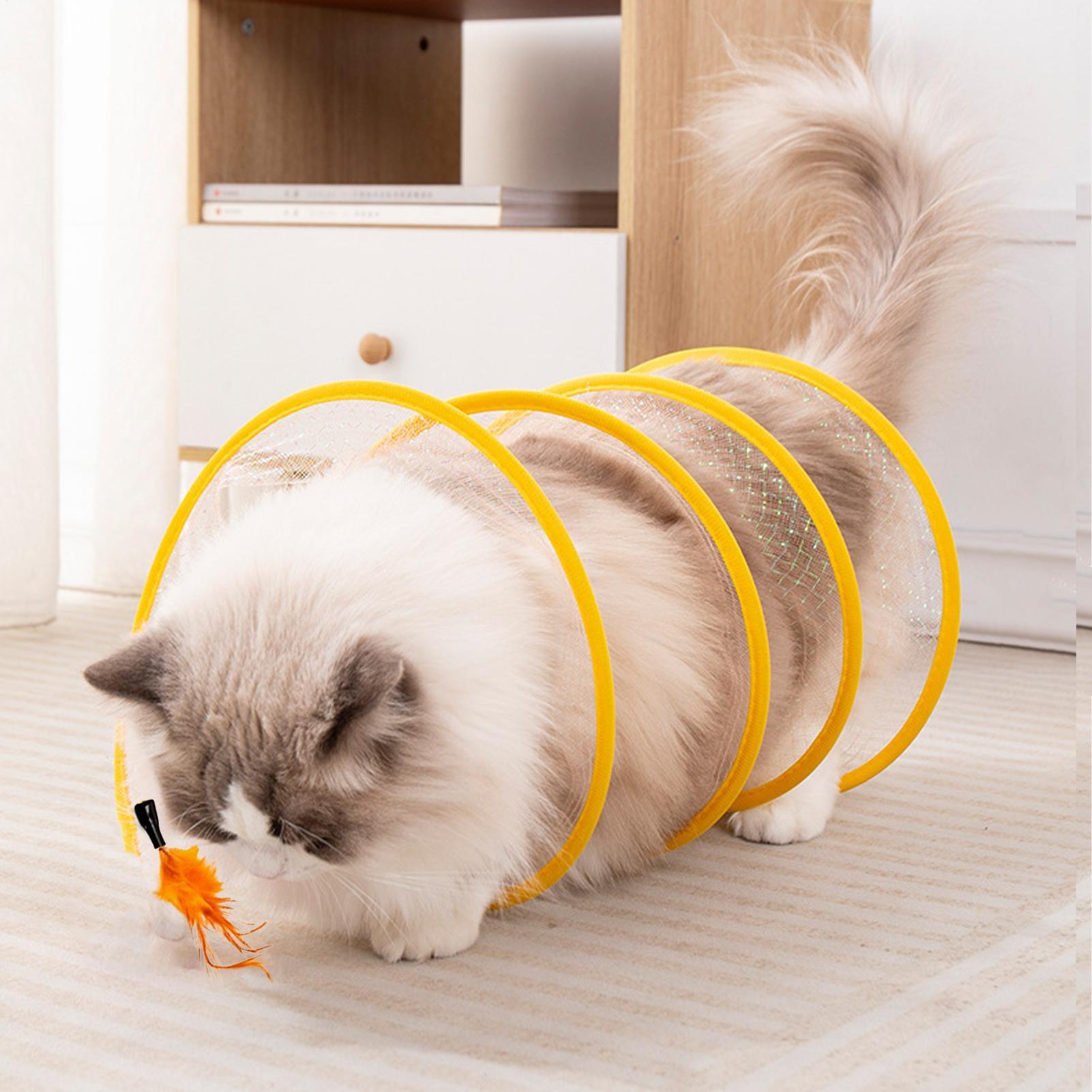 Cat Tunnel Toy - Tunel dla kota do samodzielnej zabawy,