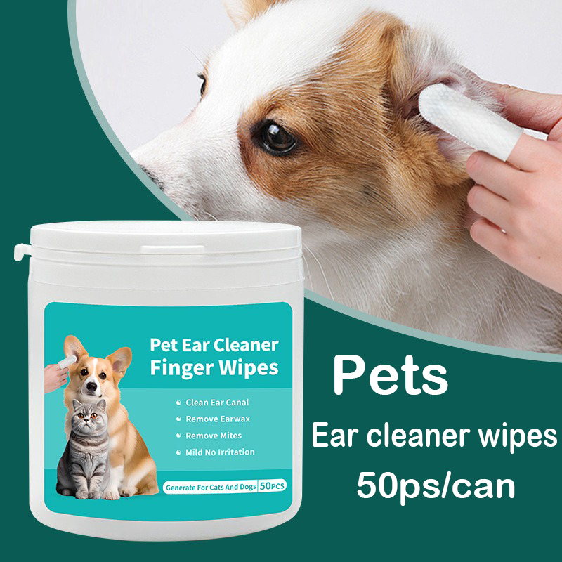 Pet Ear Cleaner - Produkty do czyszczenia uszu zwierząt, chusteczki