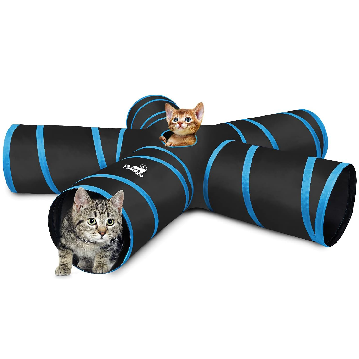 Cat Tunnel Toy - Pawaboo Zabawki dla Kotów Tunel dla
