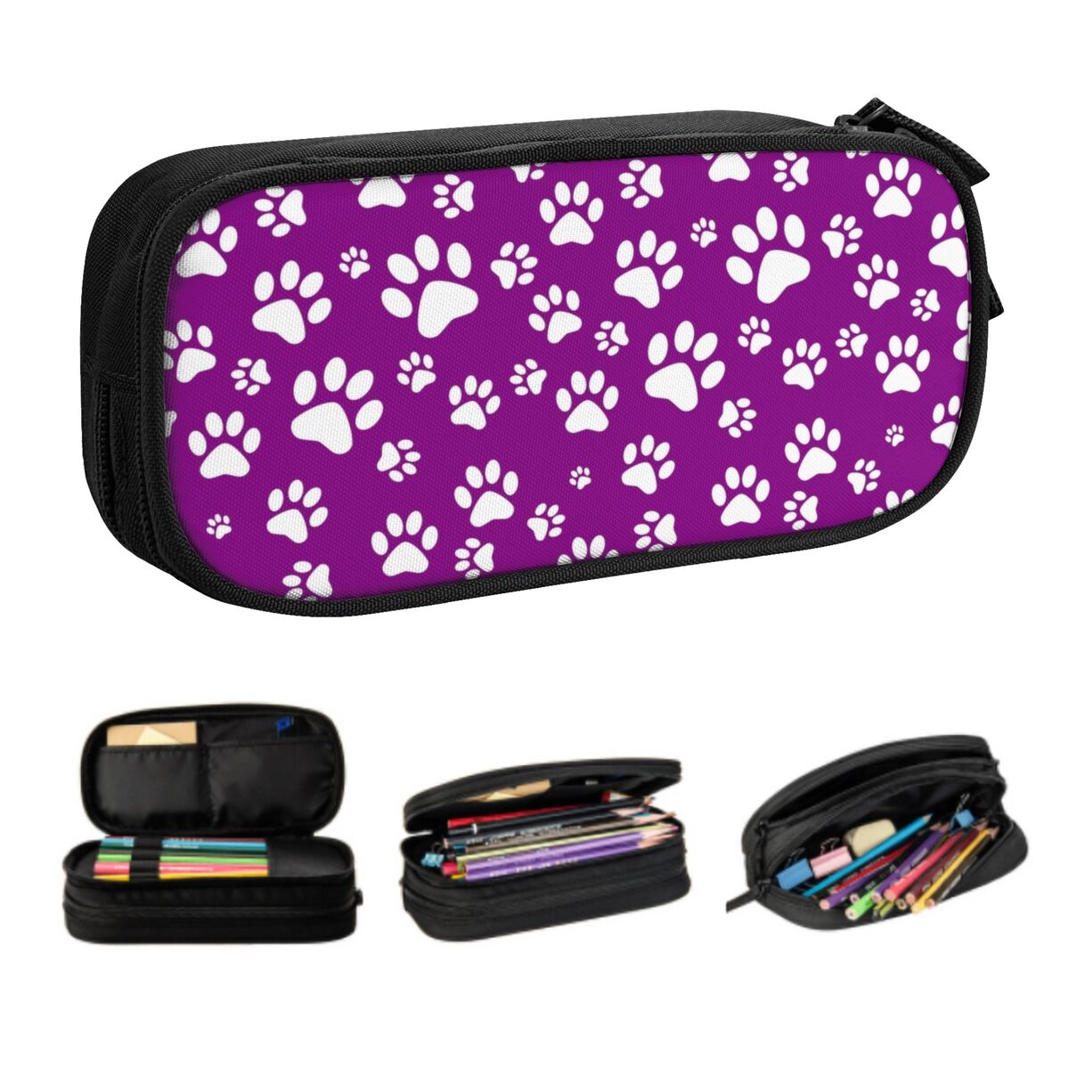 Pet X Supplies & Tack Reviews - Piórniki z wzorem łap psa Kawaii