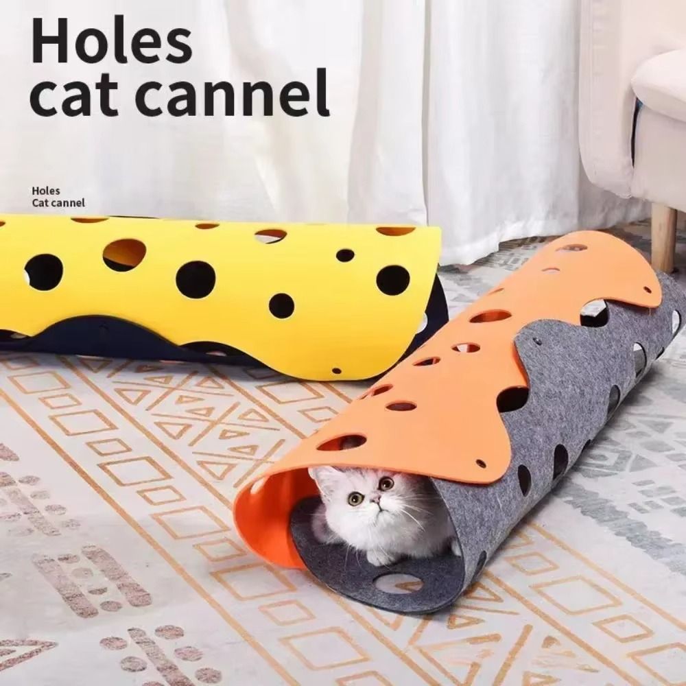 Cat Tunnel Toy - Wytrzymałe Składane Tunelowe Legowiska dla Kota