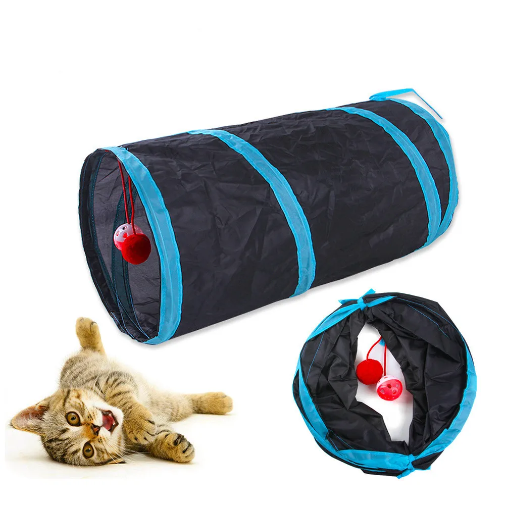 Tunel dla kota Składany tunel  – Cat Tunnel Toy recenzja i cena