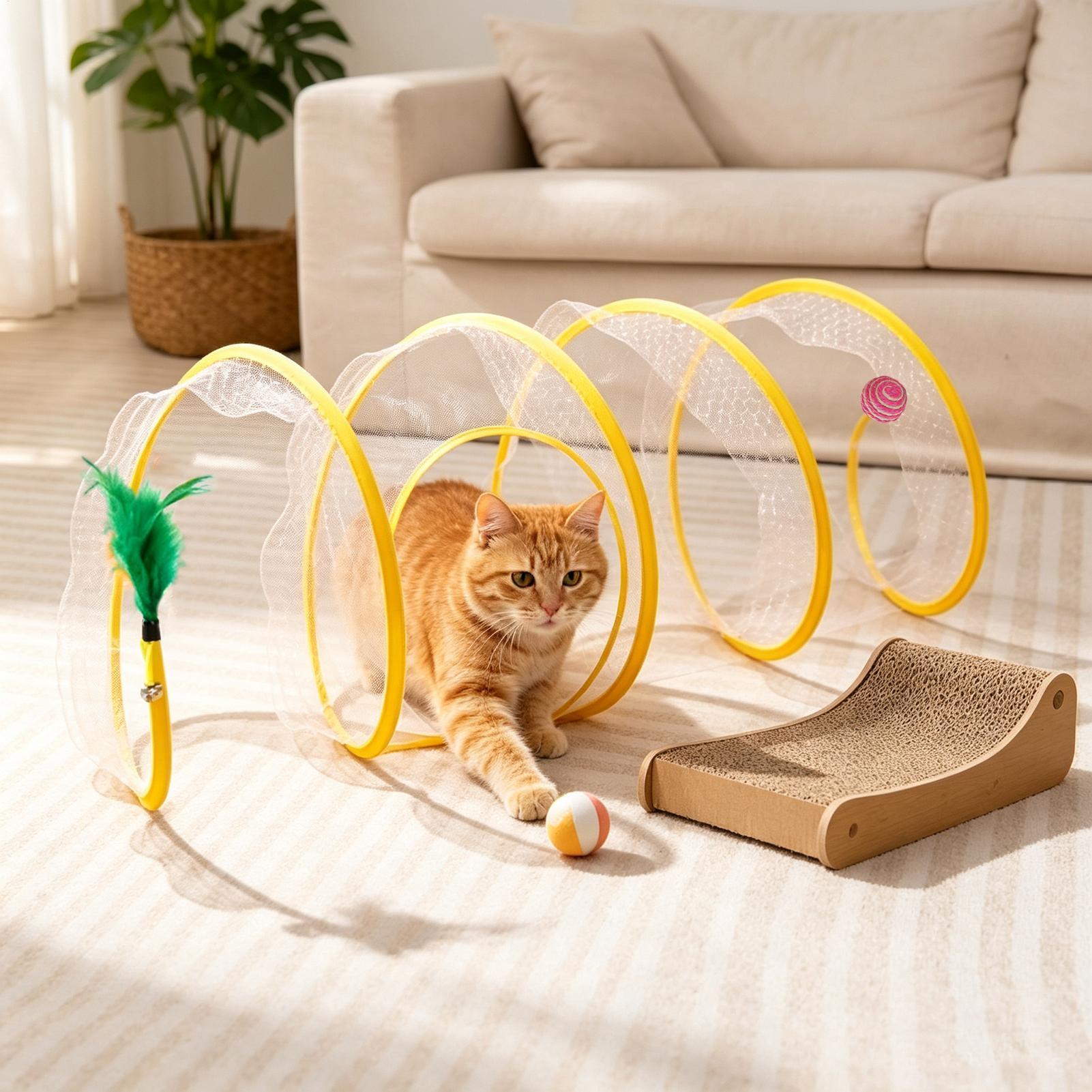 Tunel dla kota do samodzielnej – Cat Tunnel Toy recenzja i cena