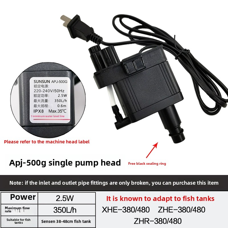 Nowa głowica filtra trzy-w-jed – Fish Tank Filter Pump recenzja i cena