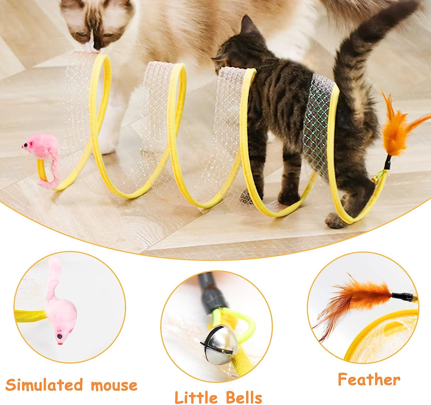 Tunel z zabawkowa mysz dla kot – Cat Tunnel Toy recenzja i cena
