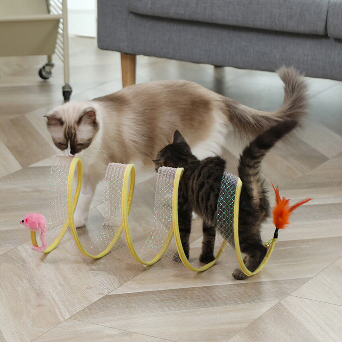 Tunel z zabawkowa mysz dla kot – Cat Tunnel Toy recenzja i cena