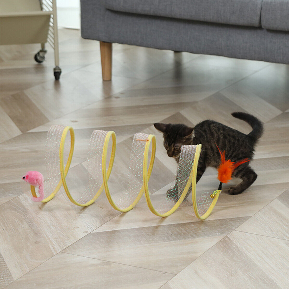 Tunel z zabawkowa mysz dla kot – Cat Tunnel Toy recenzja i cena