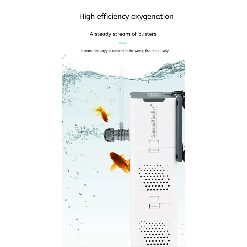 Wewnętrzny filtr do akwarium 4 – Fish Tank Filter Pump recenzja i cena