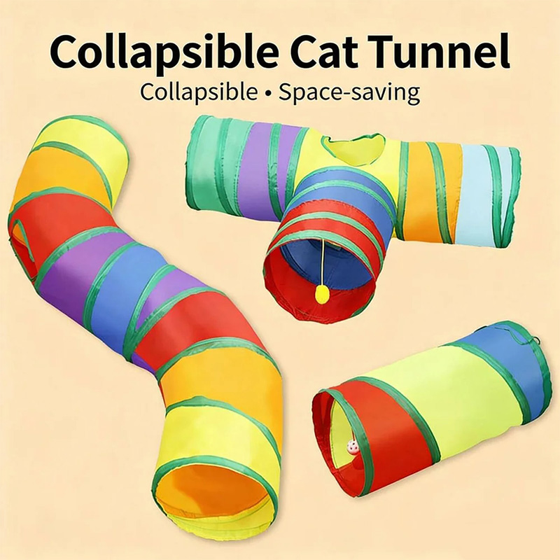 Tunel dla kota, składana zabaw – Cat Tunnel Toy recenzja i cena