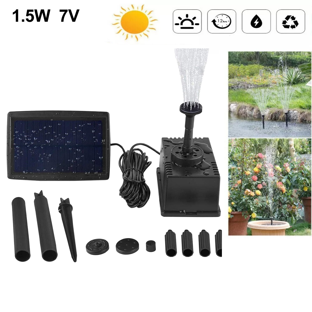 Pompa solarna do fontanny 1,5W – Fish Tank Filter Pump recenzja i cena